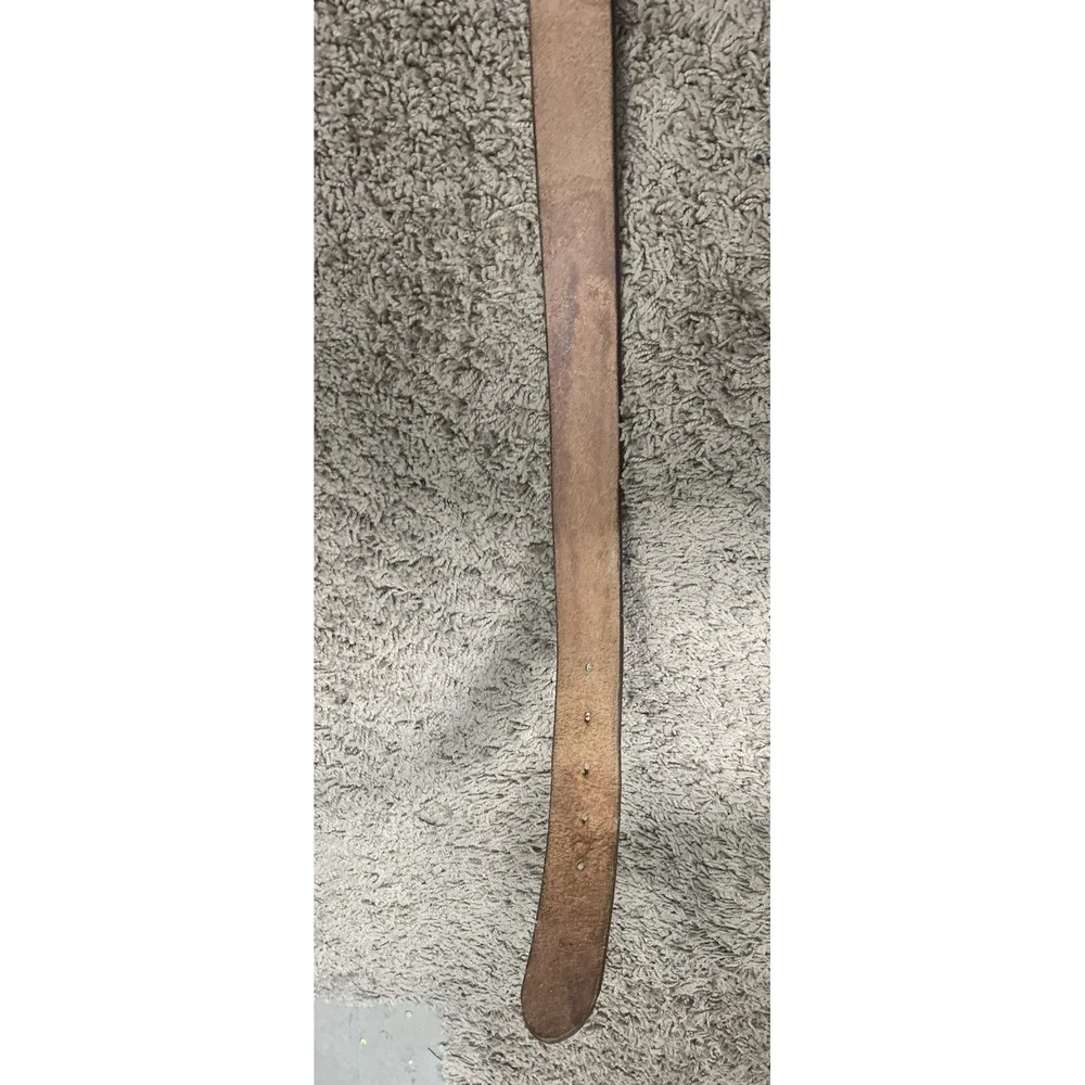 AA&E Leathercraft Vintage Embossed Full‎ Grain Cowhide Belt